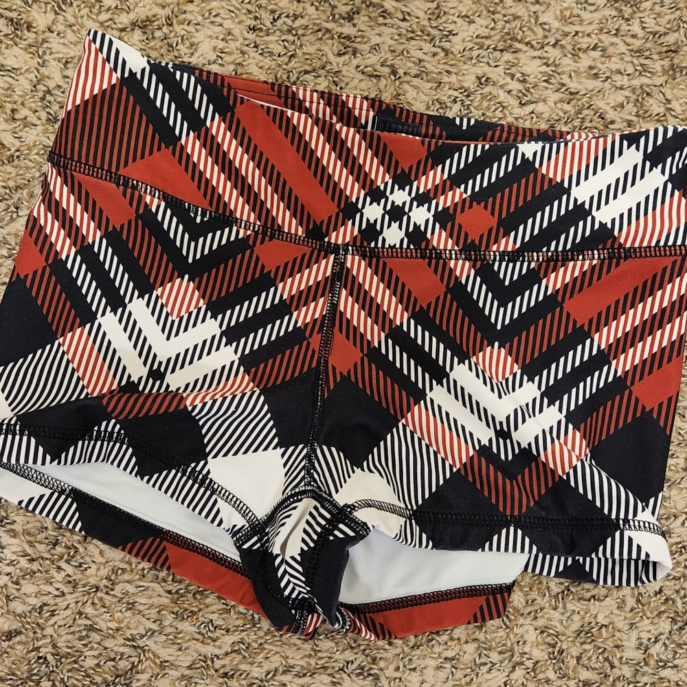 Red & Black Barbell Cartel Shorts
